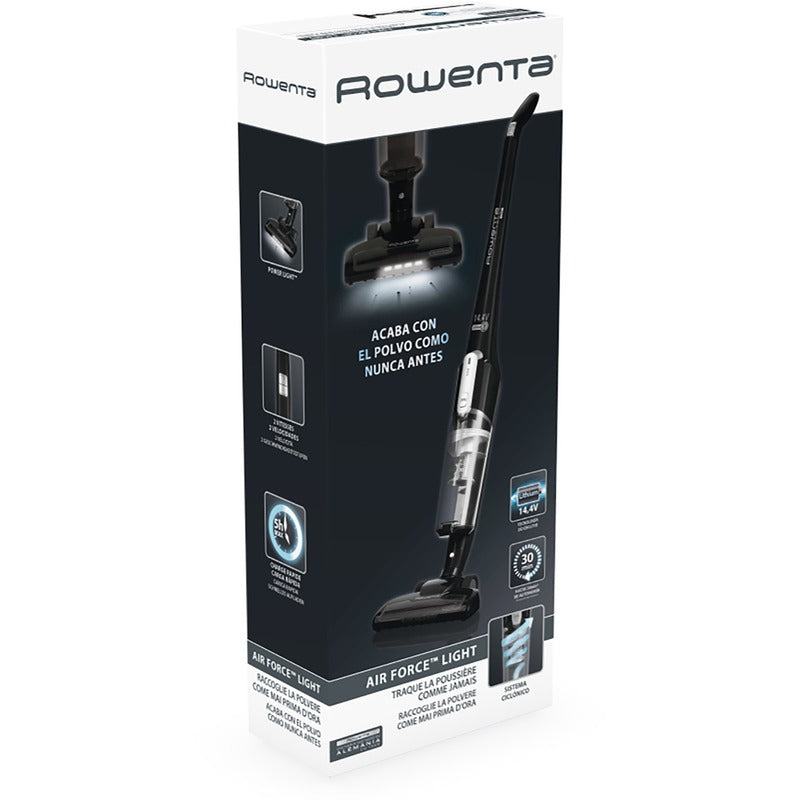Rowenta Akkusauger RH6545WH Staubsauger Beutellos Cyclonic Technologie schwarz - 3221614001819