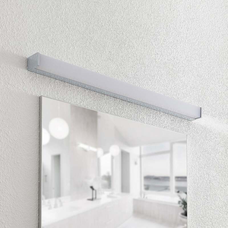 Lindby Wandleuchte Klea LED Lampe Badezimmerlampe chrom 90cm warmweiß IP44 - 4251096580518