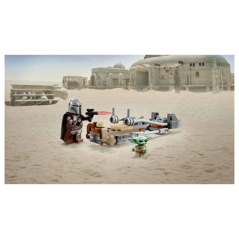 LEGO STAR WARS Der Mandalorianer und Grogu auf Speeder Bike 75436 Spielset - 5702018105467