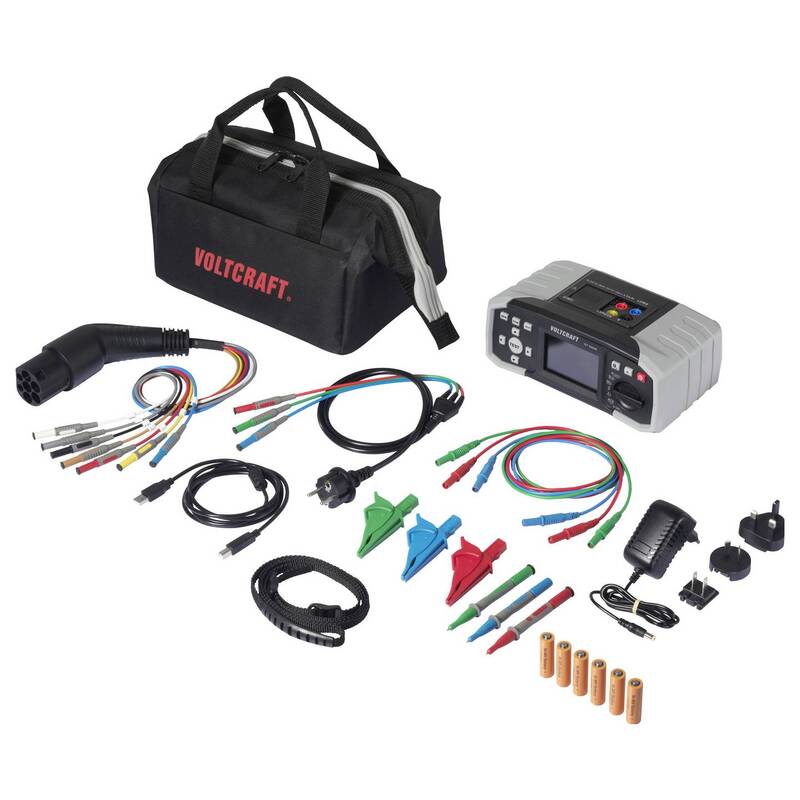 Voltcraft Installationstester IST 3000E Erdungsmessgerät RCD Test IP42 1000 - 4064161311128