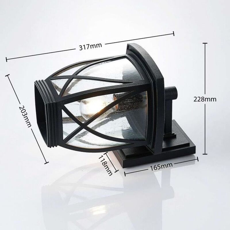 Lindby Fritza Außenwandleuchte Höhe 31,8cm AußenWandleuchte Außenleuchte Lampe E - 4251096568233