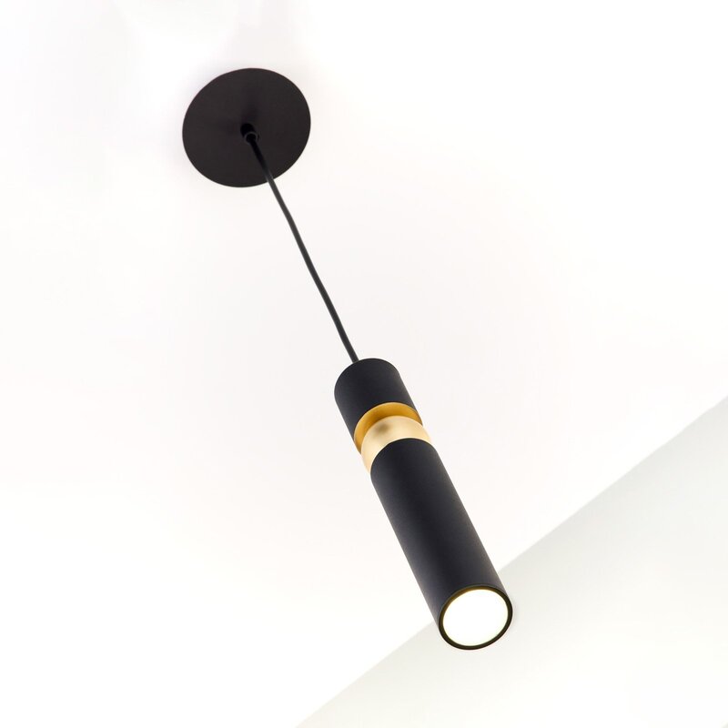Alas Hängeleuchte Pendelleuchte schwarz Metall Abhängung 135 cm GU10 - 5905962020033
