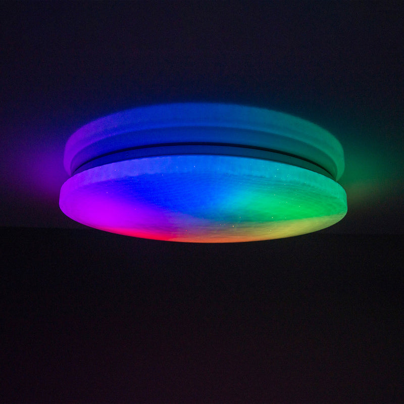 Näve Deckenleuchte dimmbar RGBW Sligo LED Lampe Leuchte Nachtlicht weiß Ø38cm - 4003222881064