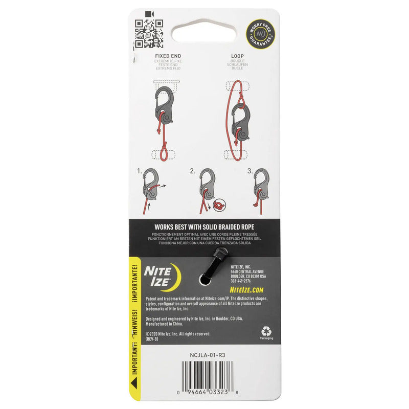 Nite Ize Schnurspanner CamJam XT Large 227kg Aluminium schwarz 98x47x23mm 1 St. - 0094664033238