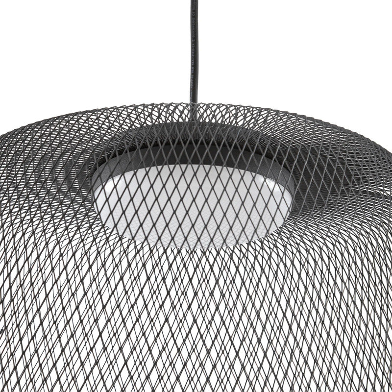 Lucande Außenhängelampe Korvyn LED Gartenlampe dimmbar schwarz Ø50cm IP44 3000K - 4255830912627