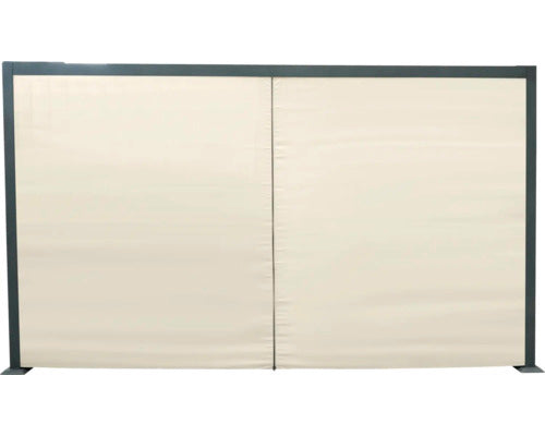 Garden Place Seitenteil für Pavillon Erweiterungsset Windschutz 300x400cm beige - 4306516449293