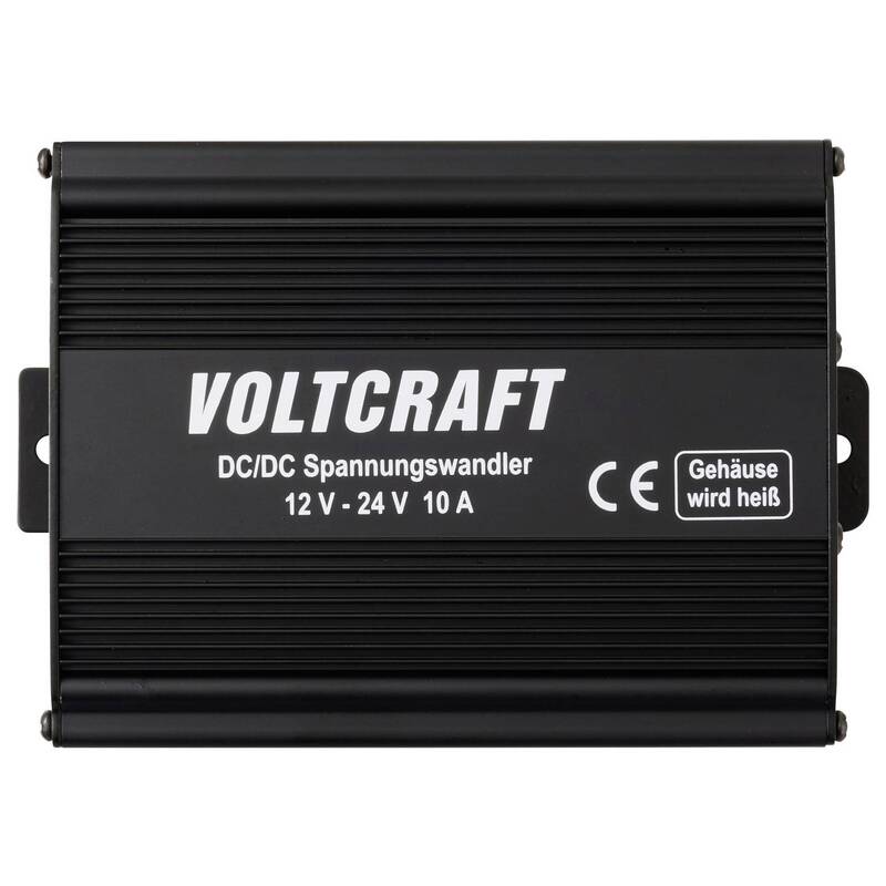 Voltcraft DCDC Wandler Spannungswandler Stepup VC16970860 12V 24V 10A 1 Ausgang - 4064161471846