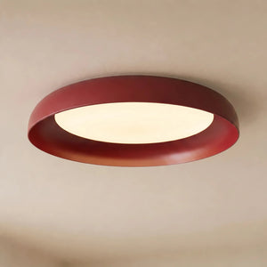 B-Ware Lindby Deckenleuchte Florie LED Lampe Leuchte rot weiß Ø40cm 3000K 1200Lumen