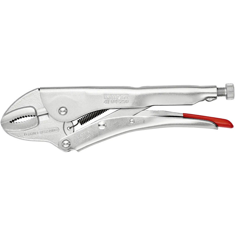 Knipex 41 04 250 Gripzange Halbrund 0-40mm 250 mm Zange Feststellzange Werkzeug - 4003773035206