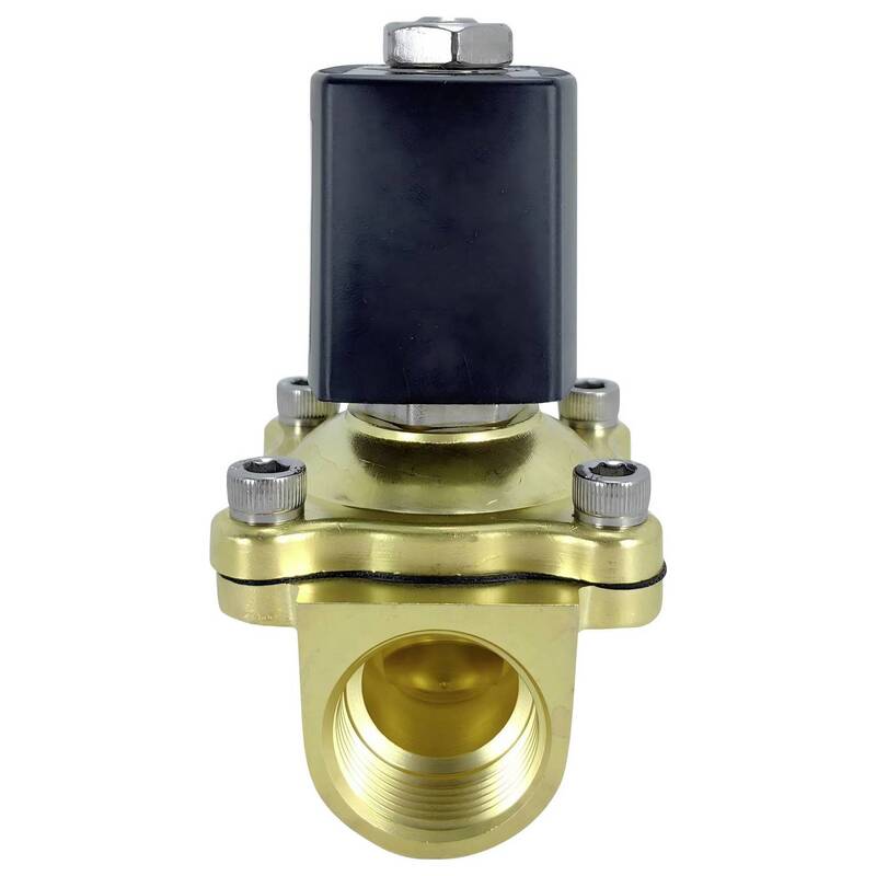 TRU COMPONENTS Direktgesteuertes Ventil TC-14211676 24V G 3/4 20mm 10bar Messing - 4064161499673