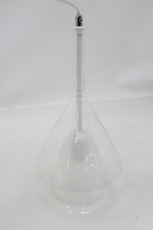 Fabas Luce Hängeleuchte Deckenlampe Pendelleuchte Lila aus Glas einflammig klar - 8019282507048