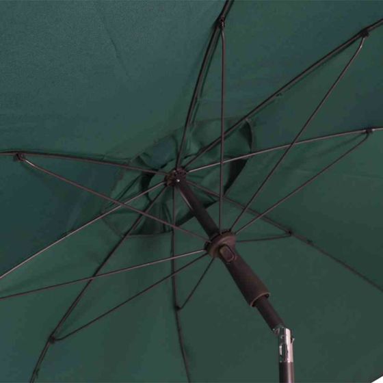 Siena Garden Gartenschirm Tropico Ø200cm Sonnenschirm UV50 knickbar grün 180g/m² - 4019111404030