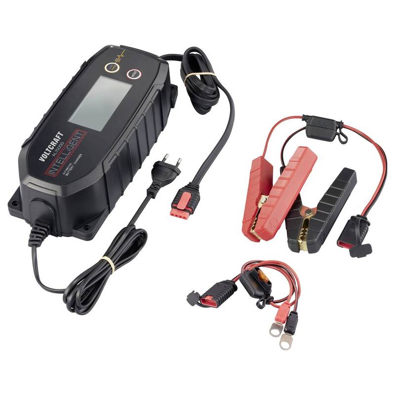 VOLTCRAFT Automatikladegerät Batterielader KFZ Batterie 15A 12V 24V Ladegerät - 4064161394145