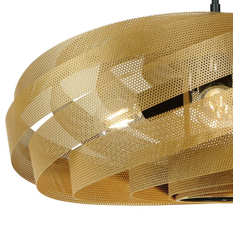 Euluna Deckenleuchte Vento goldfarben Ø 60 cm Deckenlampe Lampe Leuchte Spot455 - 4251911787368