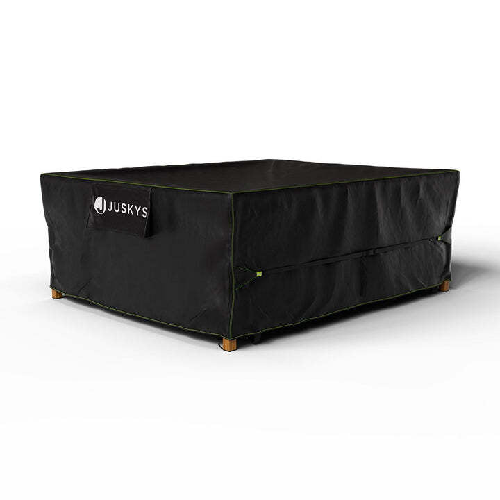 Abdeckplane Gartenmöbel Schutzhülle wasserdicht schwarz 250x210x90cm winterfest - 4262437184371
