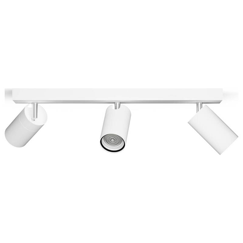 Philips Deckenstrahler Spot Lampe GU10 Weiß 3er Leuchte für Badezimmer Flur - 8720169299115