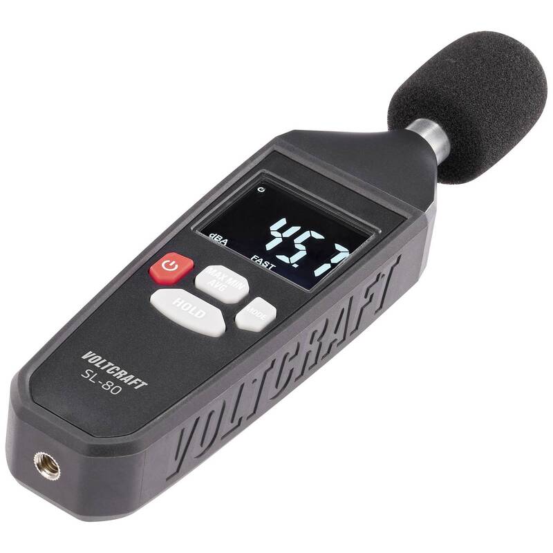 Voltcraft Schallpegel-Messgerät SL-80 30-130 dB Messgerät Schallpegel 136g LCD - 4064161228884