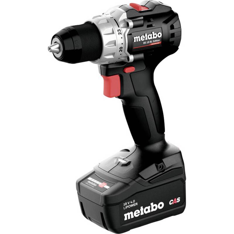 Metabo Akku-Bohrschrauber 18V 4Ah Li-Ion Schrauber Bohrschrauber 60Nm 1,7kg - 4061792295285