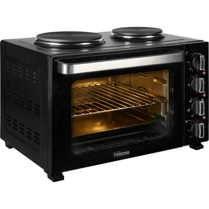 B-Ware Tristar Minibackofen 35l Umluftfunktion Timerfunktion 3200W schwarz kompakt