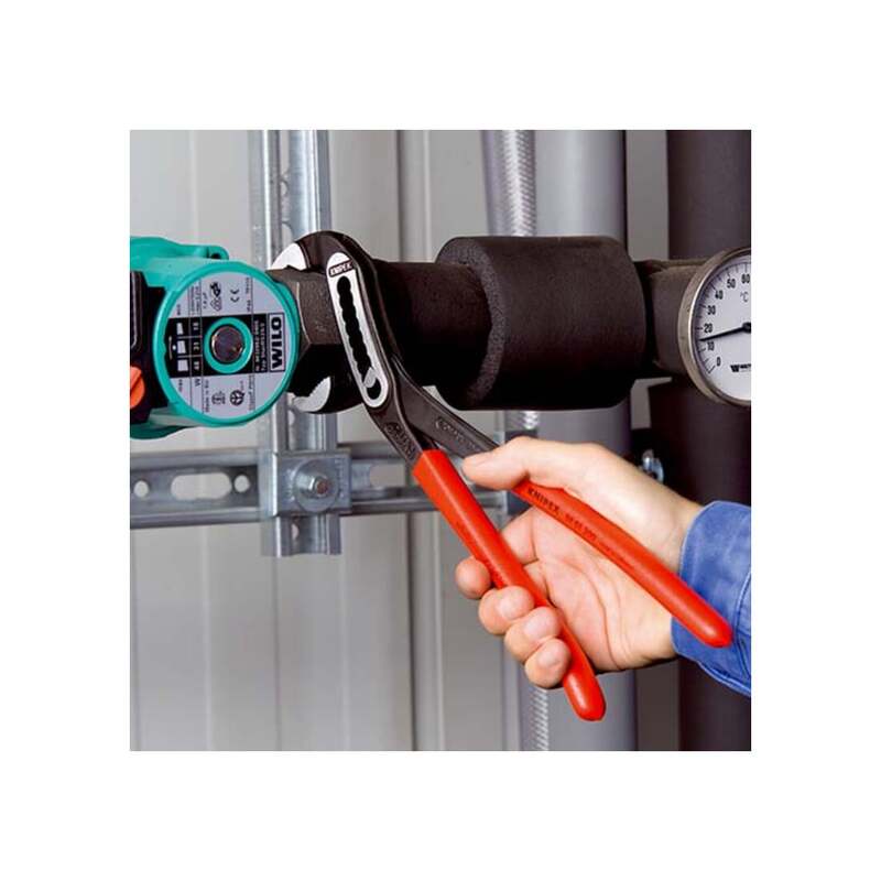 Knipex Wasserpumpenzange Gripzange 300mm 60mm Schlüsselweite Chrom-Vanadiumstahl - 4003773042389