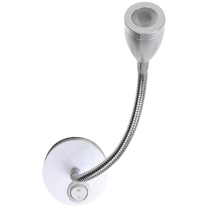 ProPlus Innenraumleuchte LED-Aufbauleuchte Leselampe Schwanenhals Silber - 8719497084043
