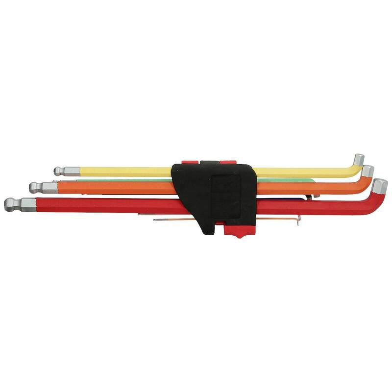 KS Tools Winkelschraubendreher Innen-Sechskant Set 1/16-3/16 Zoll 8 Teile - 4042146792230