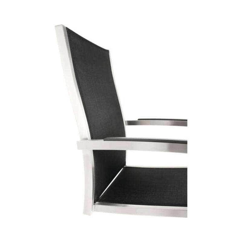 Best Freischwinger Marbella 47881151 Designer Stuhl schwarz Edelstahl - 4043153103019