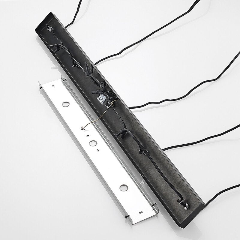 Lindby Pendellampe Hängeleuchte Concretto LED 5-flg dimmbar grau 100cm Beton - 4251096584165