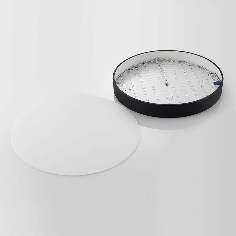 Arcchio Deckenleuchte Deckenlampe LED schwarz Metall dimmbar warmweiß universalw - 4251096597103
