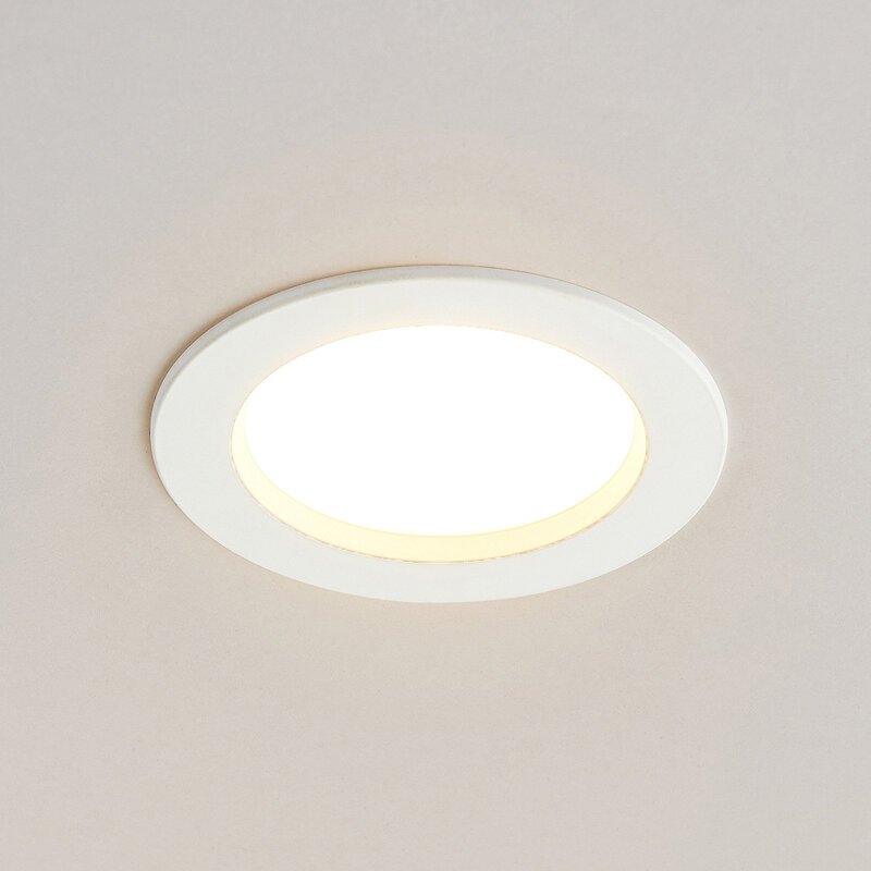 Arcchio LED Einbauleuchte Einbaustrahler Milaine weiß dimmbar Kunststoff 10 cm - 4251096582949