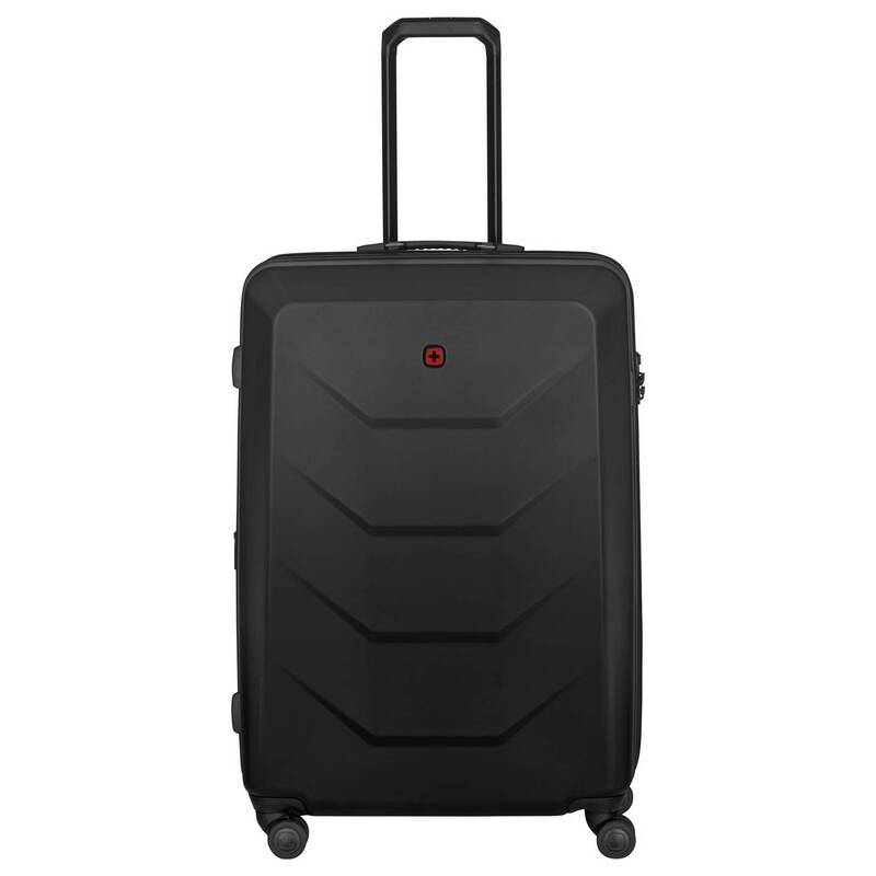 Wenger Schalenkoffer Trolley Prymo Large Schwarz Reisekoffer mit Zahlenschloss - 7611160242495