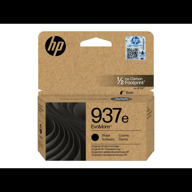HP Tintenpatrone Druckerpatrone 937e EvoMore schwarz original bis 2500 Seiten - 0196786147715