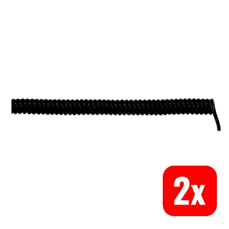 LAPP Spiralkabel UNITRONIC SPIRAL 6x0,14mm² geschirmt 250V flexibel schwarz - 2050000544491