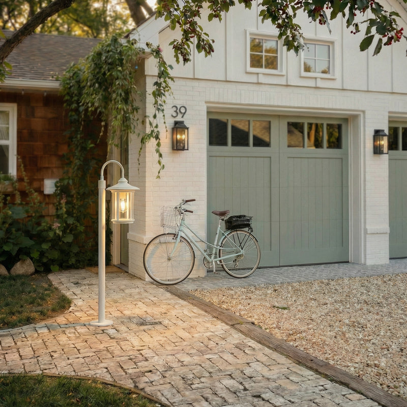 Lindby Wegeleuchte Zayn LED Gartenleuchte Pollerleuchte dimmbar weiß 109cm IP65 - 4255830907159
