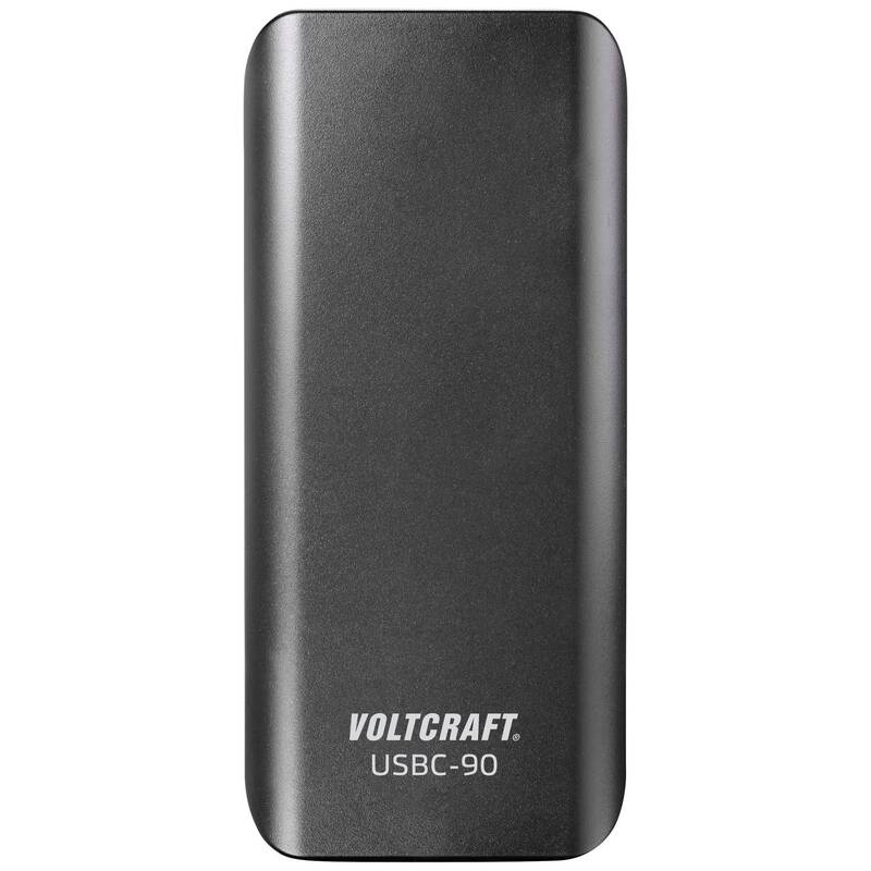 Voltcraft USB Ladegerät USBC-90 90W 5V 20V 4.5A USB Power Delivery 2 Ausgänge - 4064161198934