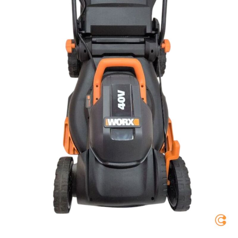 Worx Rasenmäher WG743E Akku Mäher 40cm mit IntelliCut Technologie und Mulcher - 6924328338420