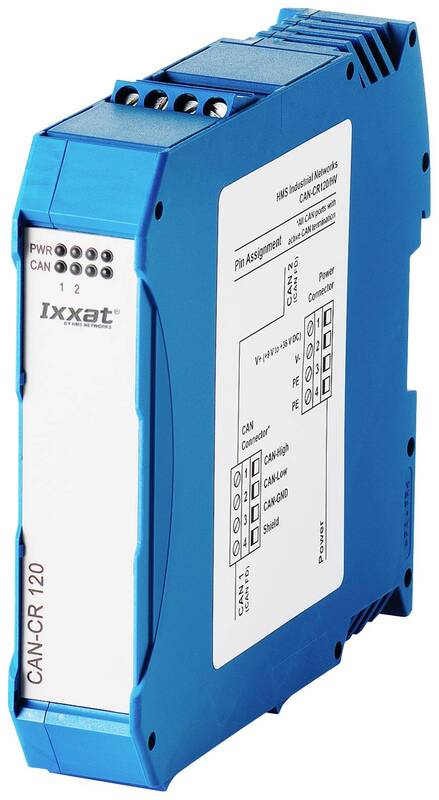 Ixxat 1.01.0210.20210 CAN-CR120/HV CAN/CAN-FD Repeater 24V/DC CAN-FD-Repeater - 4064161196541