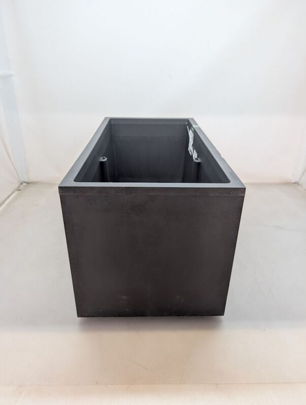 Deroma Pflanzkasten Hochbeet Millennium 79x39cm anthrazit Kunststoff 73l - 0191942097385