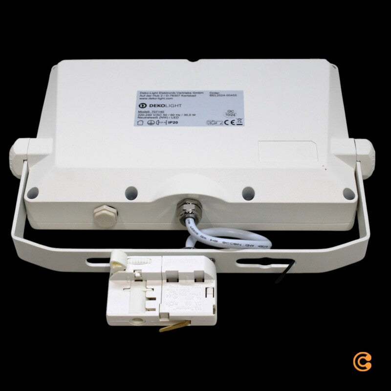 Deko-Light LED Strahler Flutlicht 3-Phasen Schienensystem SMD 4000 K Alu Weiß - 4042943174215