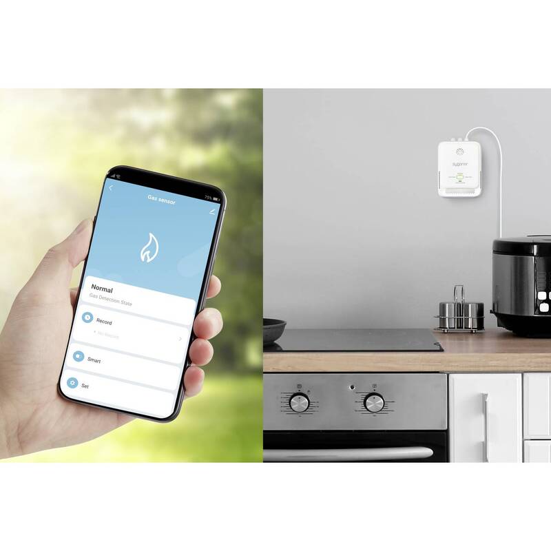 Sygonix Gasmelder Gaswarnmelder Warnmelder Melder Methanmelder mit App-Steuer192 - 4064161200873