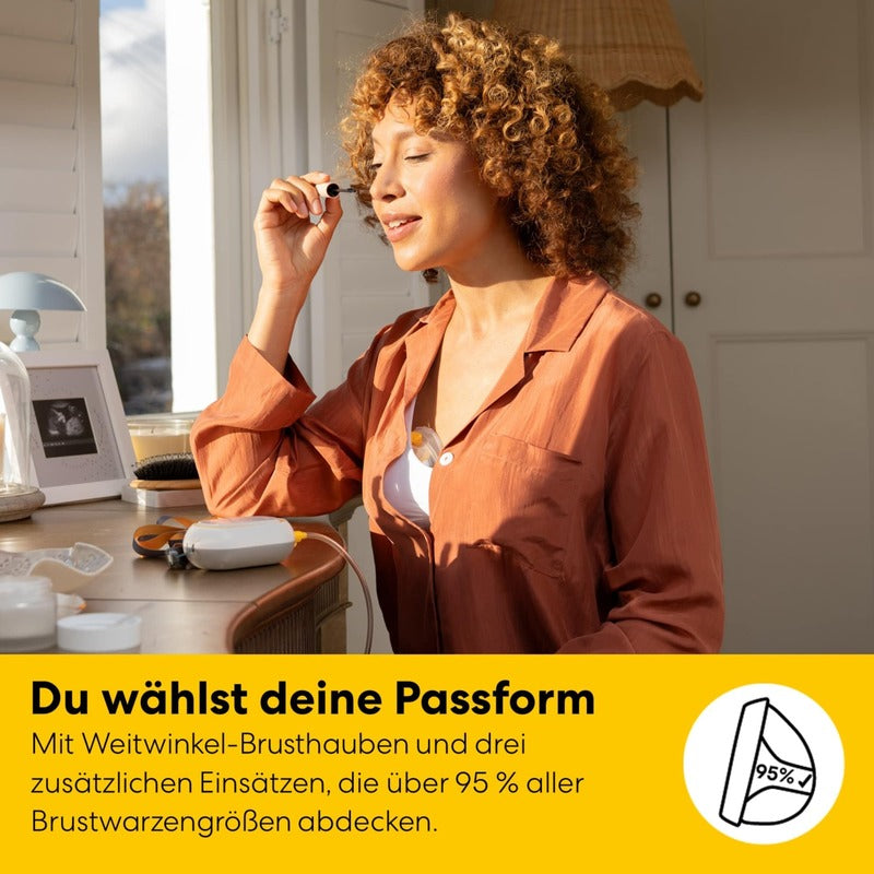 Medela Milchpumpe Pumpe Freestyle Mini Handsfree Doppelpumpe SIEHE TEXT/FOTO - 7610472881231
