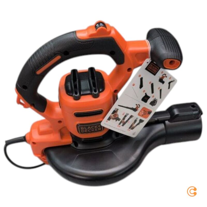 Black & Decker Laubsauger BEBLV300-QS 3-in-1 Elektro Laubbläser Häcksler - 5035048705186
