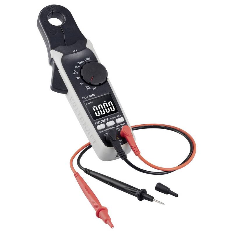 VOLTCRAFT Stromzange Multimeter Strommessgerät VC515 160A Digital True RMS - 4064161333380