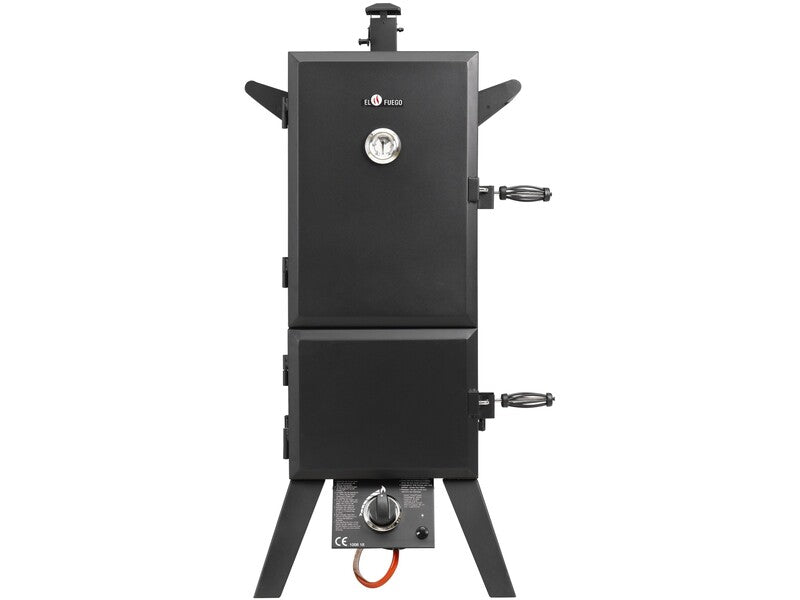 El Fuego Gasgrill Portland XL Grillgerät 4,4kW Schwarz Garten 64x127,5x50cm - 4250373231723