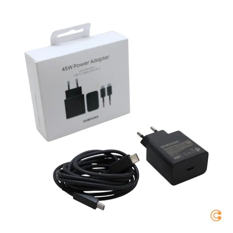 Samsung Ladegerät Adapter Netzteil USB C Schnellladegerät 45W 5A Kabel T4511 - 8806095510002