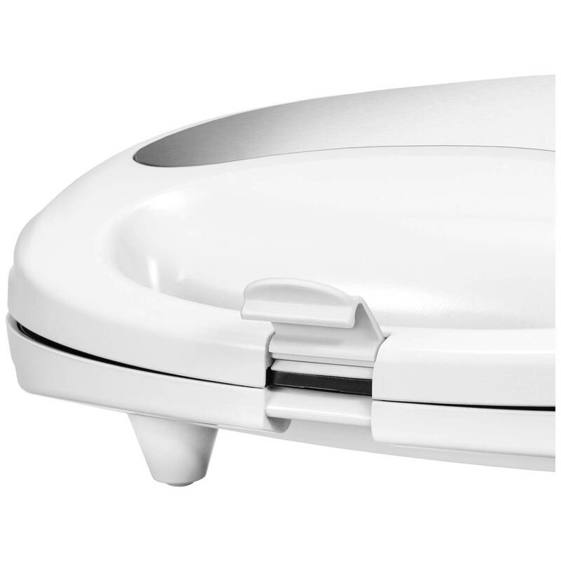 Unold Sandwich-Toaster Quadro klappbar 1100W für 4 Sandwiches Weiß Schwarz - 4011689484803