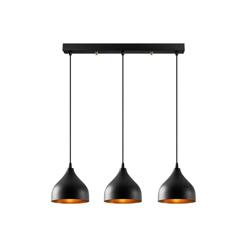 Hängeleuchte Tattoo 6211 linear schwarz/gold Hängelampe Lampe Leuchte Spot E27 - 8682870090415