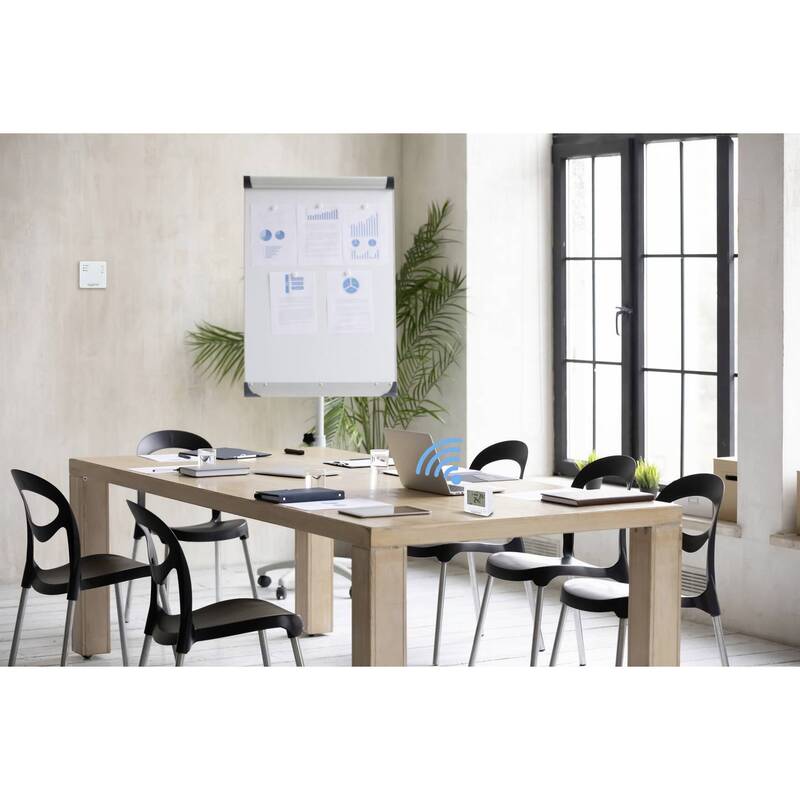 Sygonix Funk-Raumthermostat SY-5470190 Aufputz Wochenprogramm 1 St. Weiß - 4064161241609
