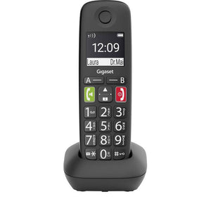 B-Ware Gigaset Mobilteil E290HX DECT Telefon schwarz HD-Voice strahlungsarm 150