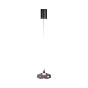 B-Ware SCHÖNER WOHNEN Pendelleuchte Hängelampe LED POSH Grau Glas Wohnraumlampe 3000 K